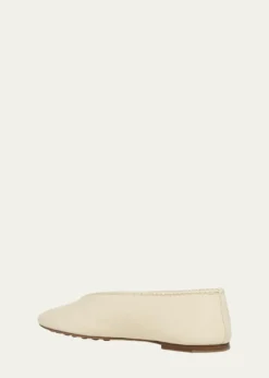 Bottega VenetaLagoon Nappa Leather Ballerina Flats