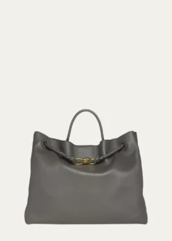 Bottega VenetaLarge Andiamo Leather Top-Handle Bag