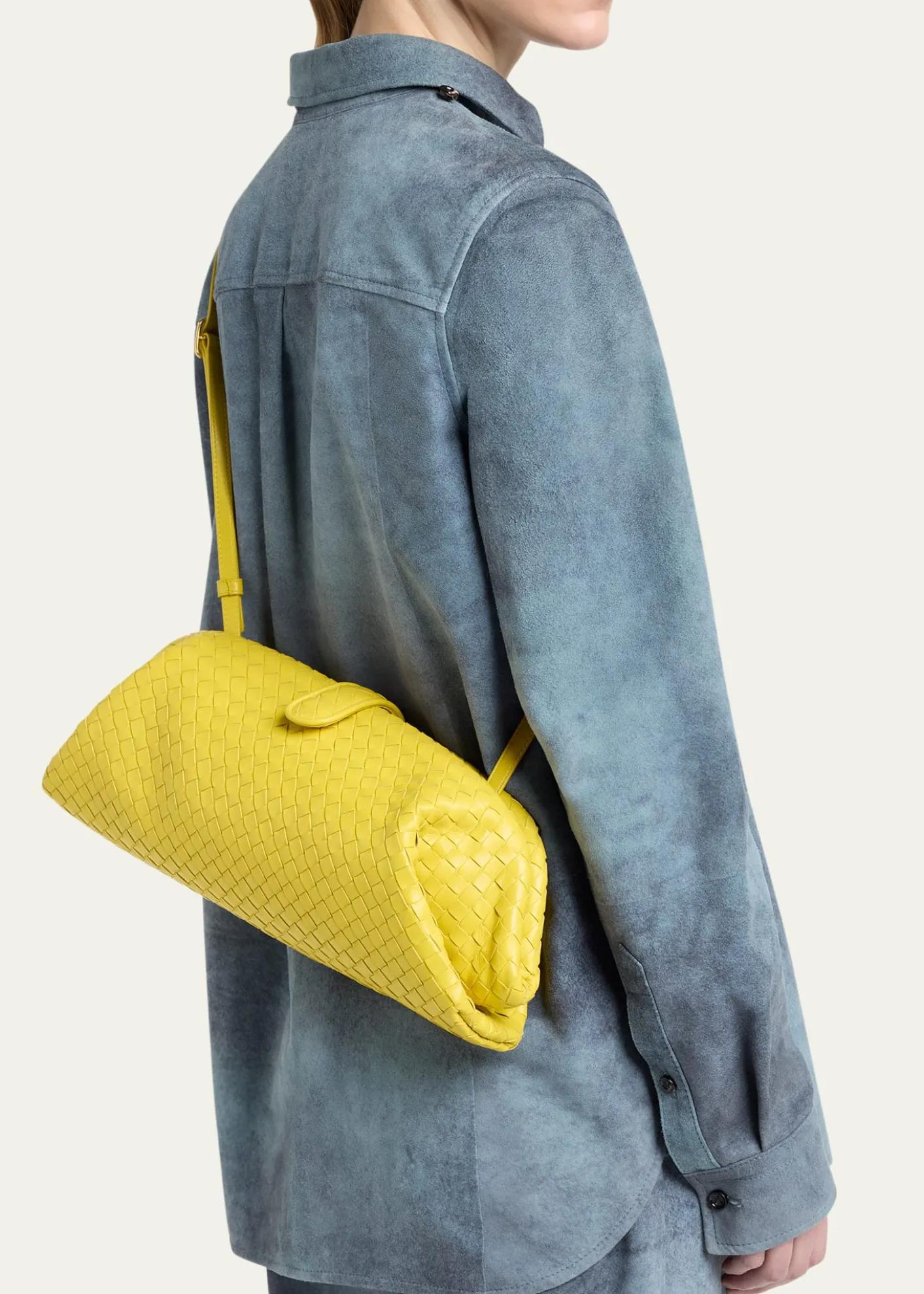 Bottega VenetaLauren 1979 Leather Clutch Bag