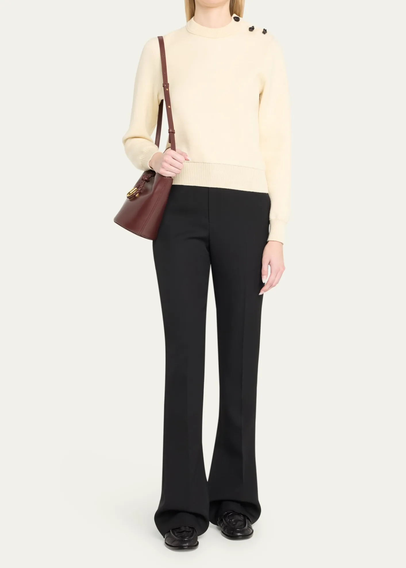 Bottega VenetaLiberta Mini Leather Bucket Bag