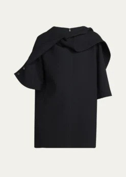 Bottega VenetaLight Double Wool Crepe Top