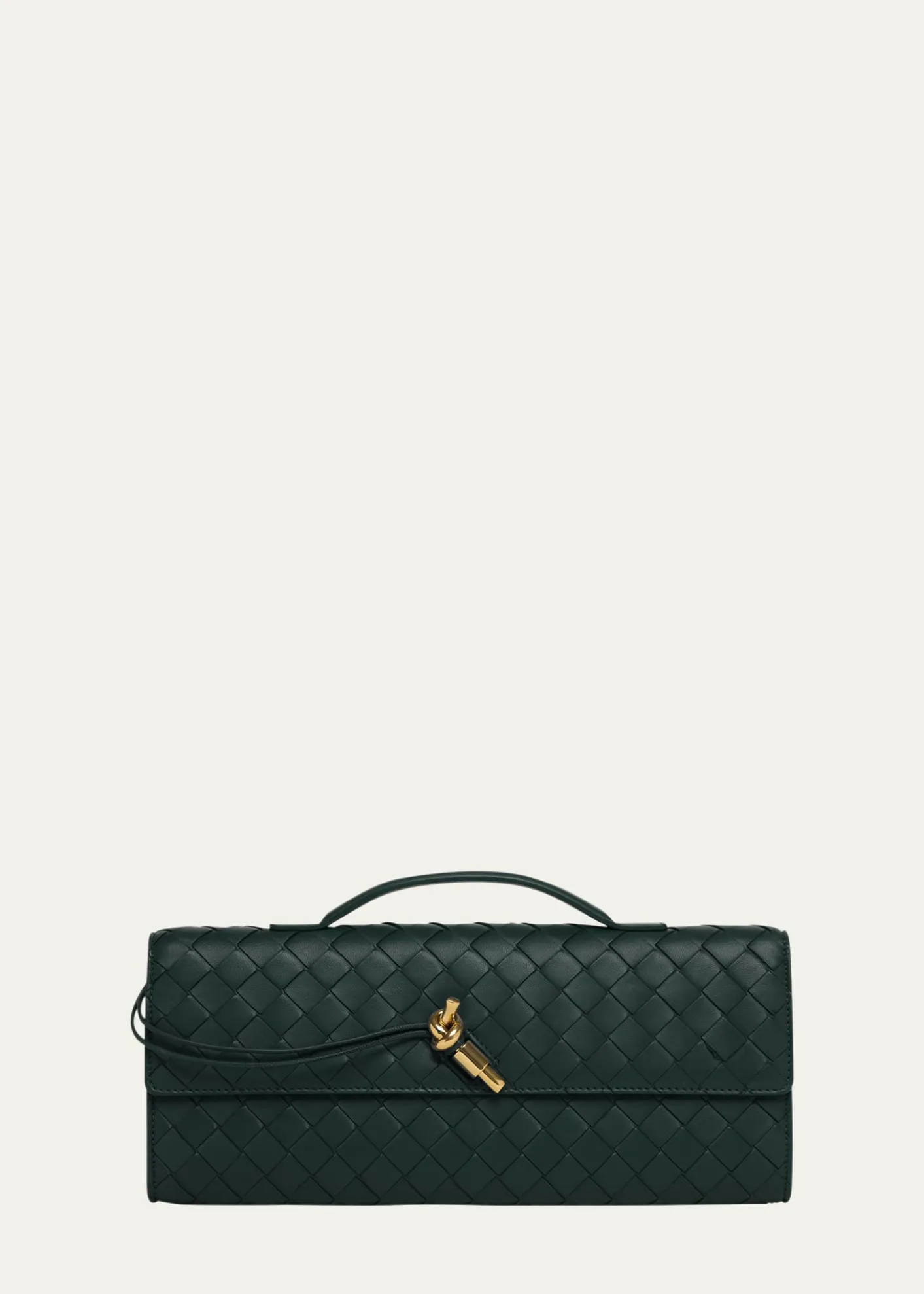 Bottega VenetaLong Andiamo Clutch Bag with Handle