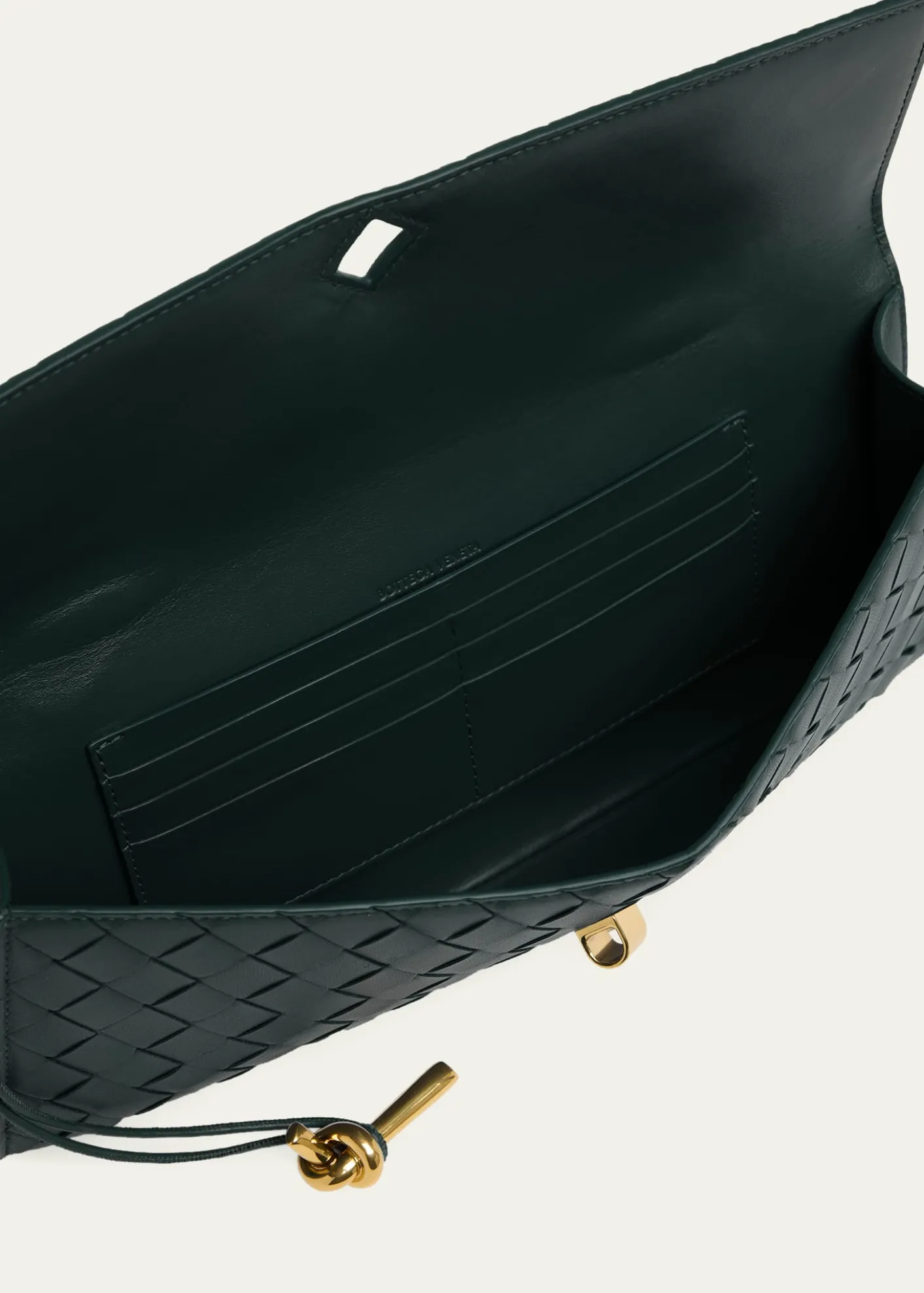 Bottega VenetaLong Andiamo Clutch Bag with Handle