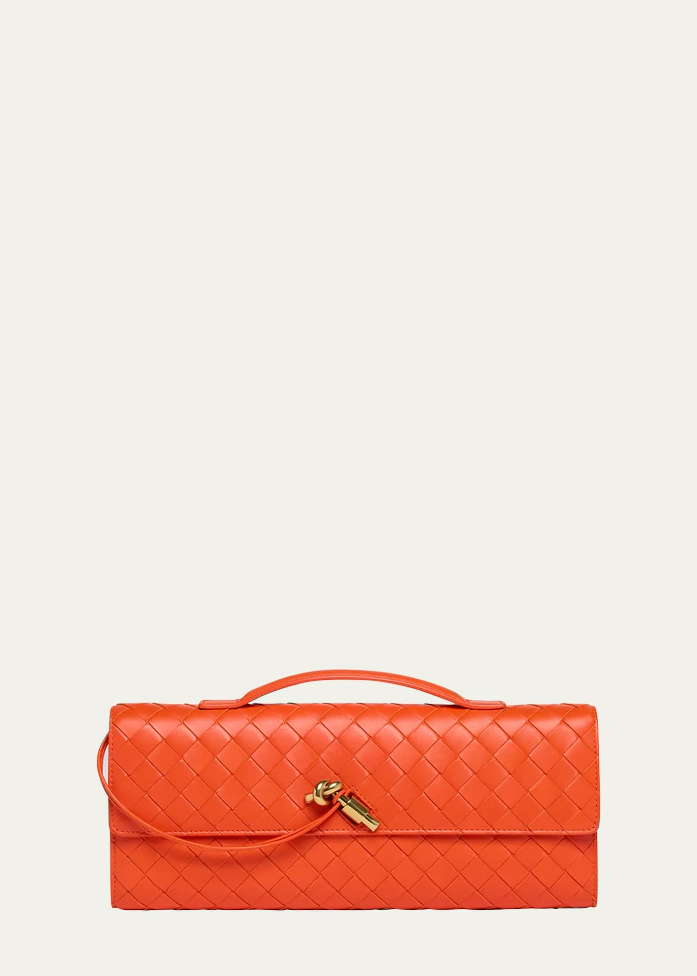 Bottega VenetaLong Andiamo Clutch Bag with Handle