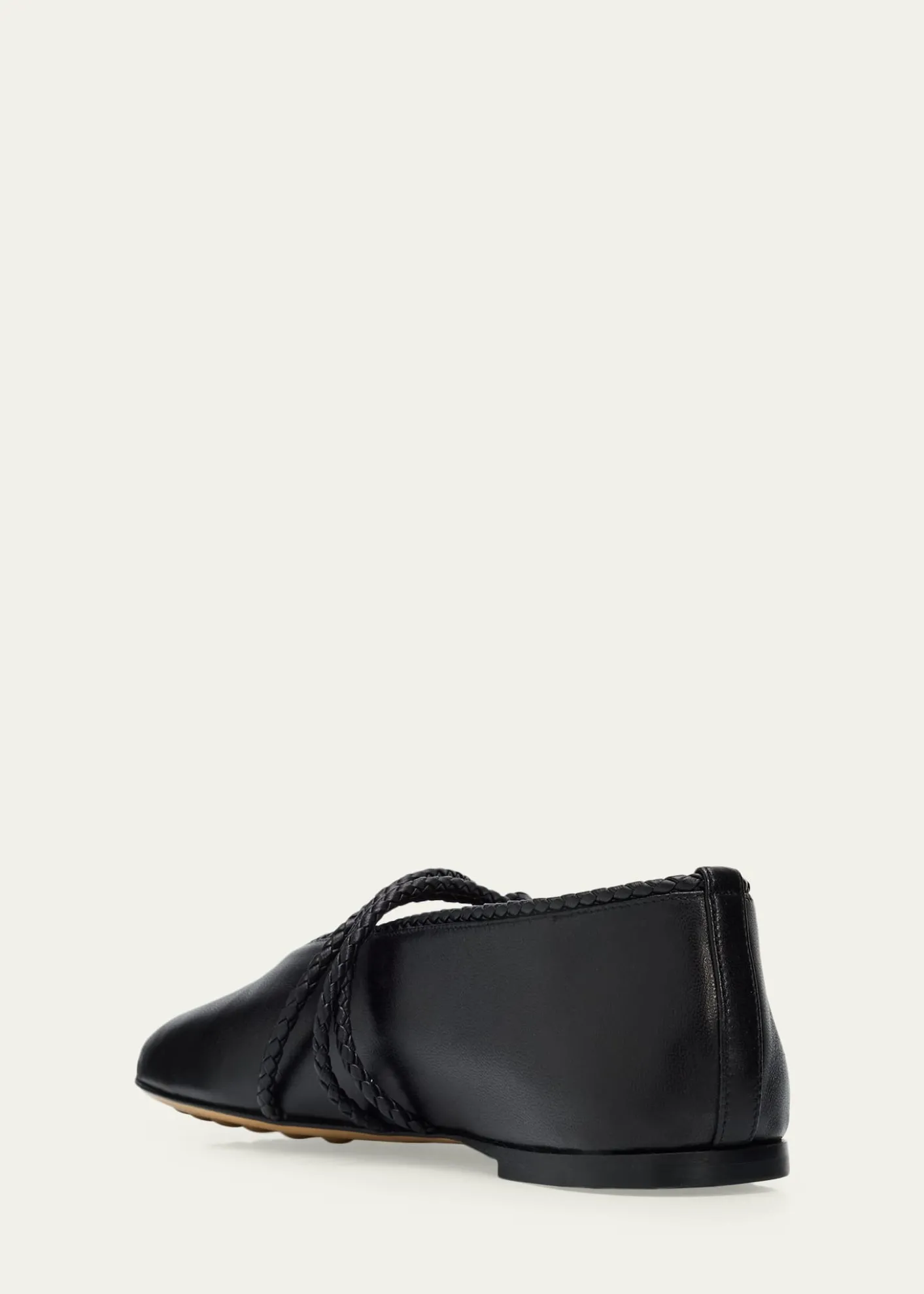Bottega VenetaLucia Lagoon Nappa Leather Ballerina Flats