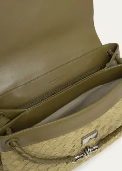 Bottega VenetaMen's Andiamo Intrecciato Suede and Leather Messenger Bag