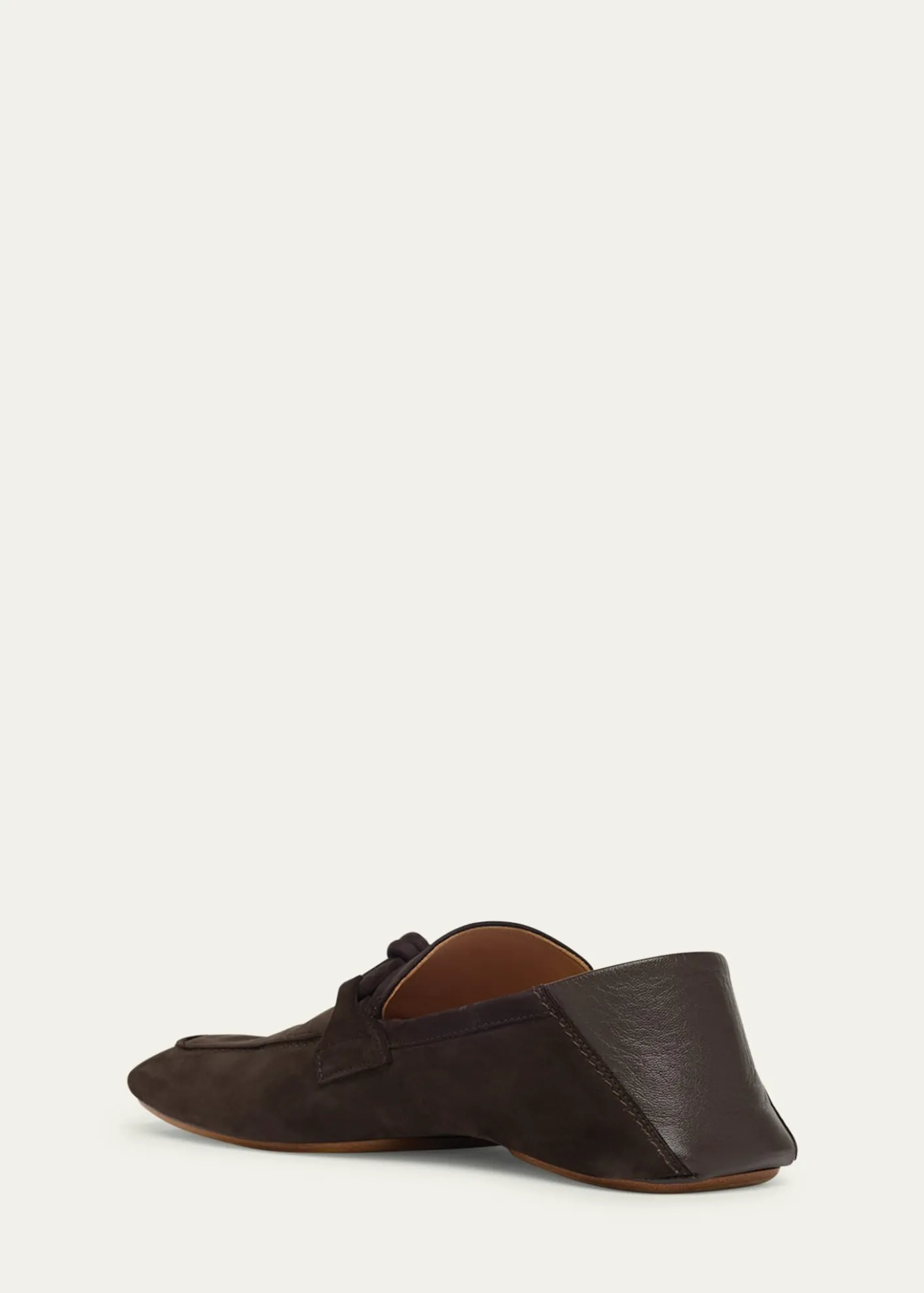 Bottega VenetaMen's Daddy Nubuck Collapsible-Heel Loafers