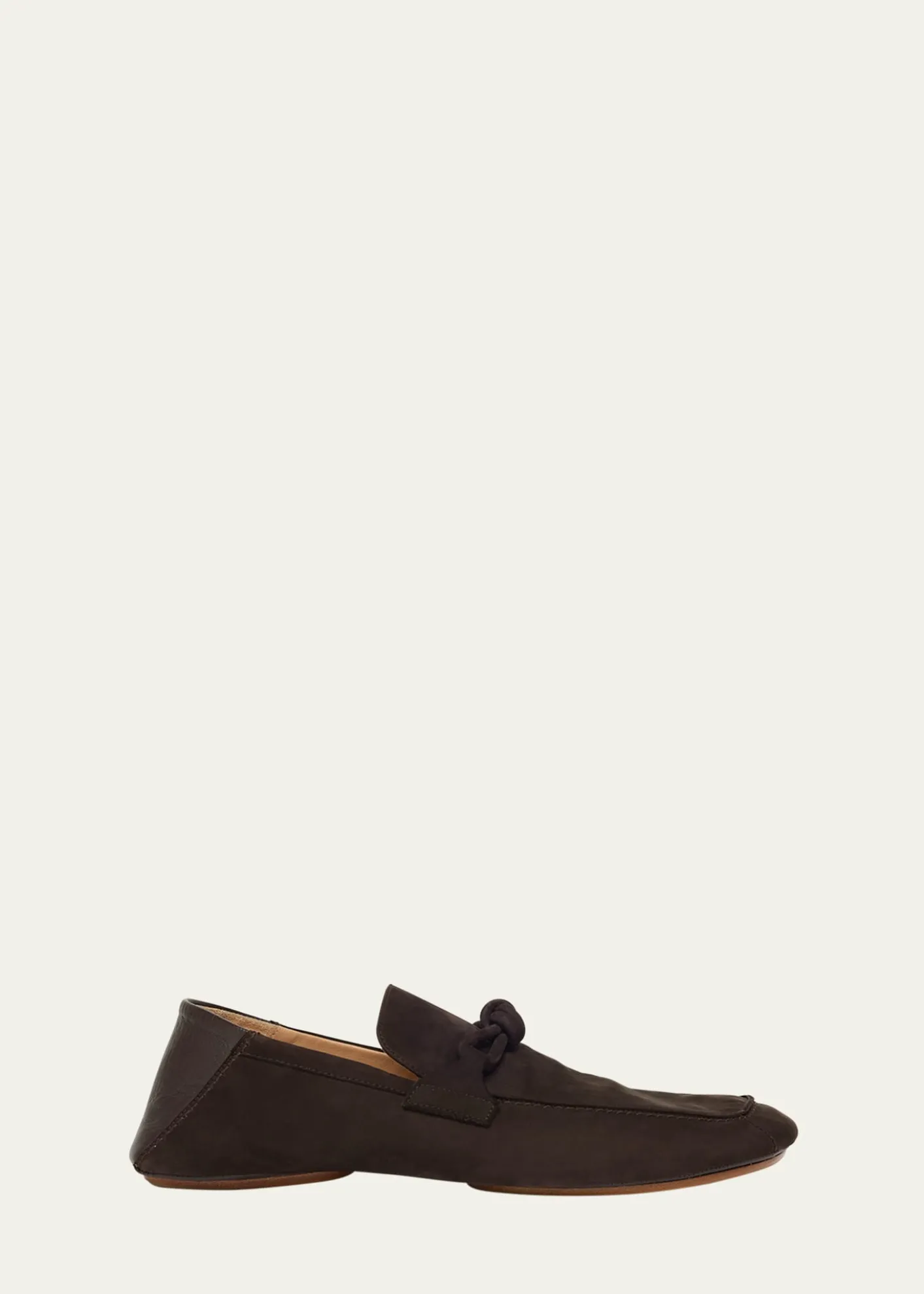 Bottega VenetaMen's Daddy Nubuck Collapsible-Heel Loafers