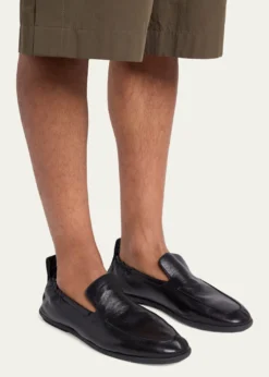 Bottega VenetaMen's Dawson Flexible Napa Leather Loafers