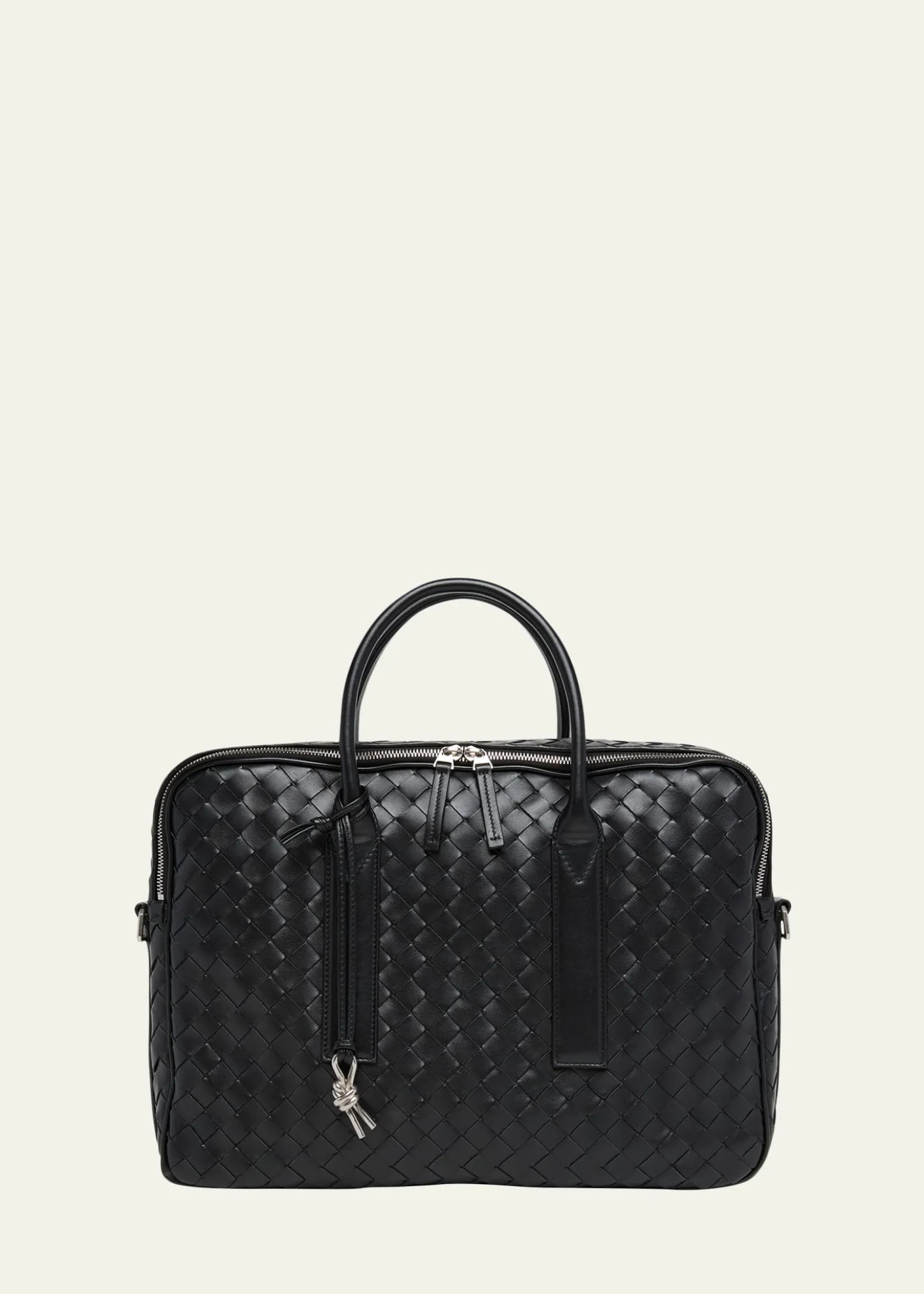 Bottega VenetaMen's Getaway Intrecciato Large Briefcase