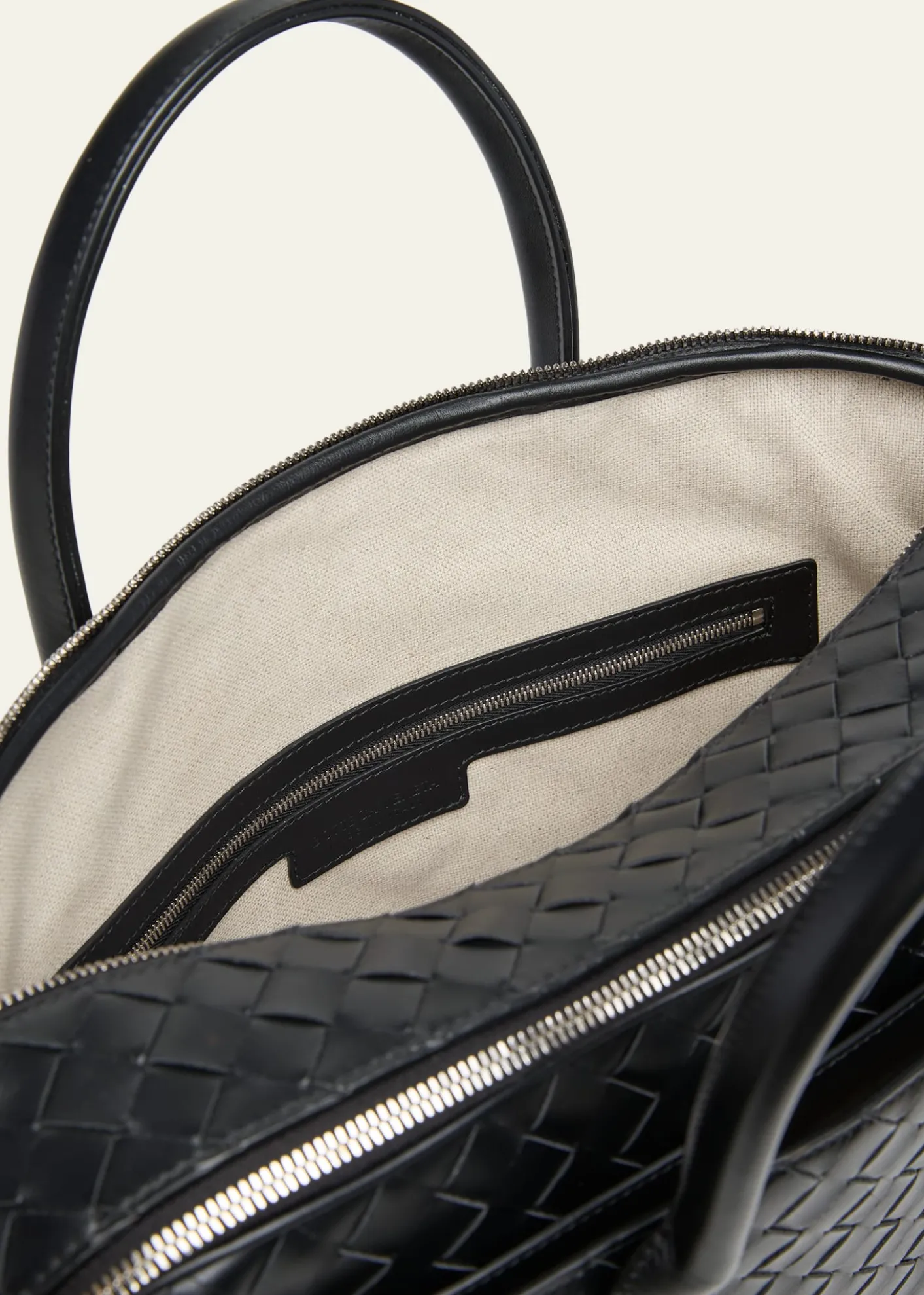 Bottega VenetaMen's Getaway Intrecciato Large Briefcase