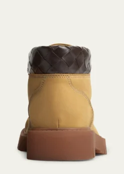 Bottega VenetaMen's Haddock Nubuck Leather Ankle Boots