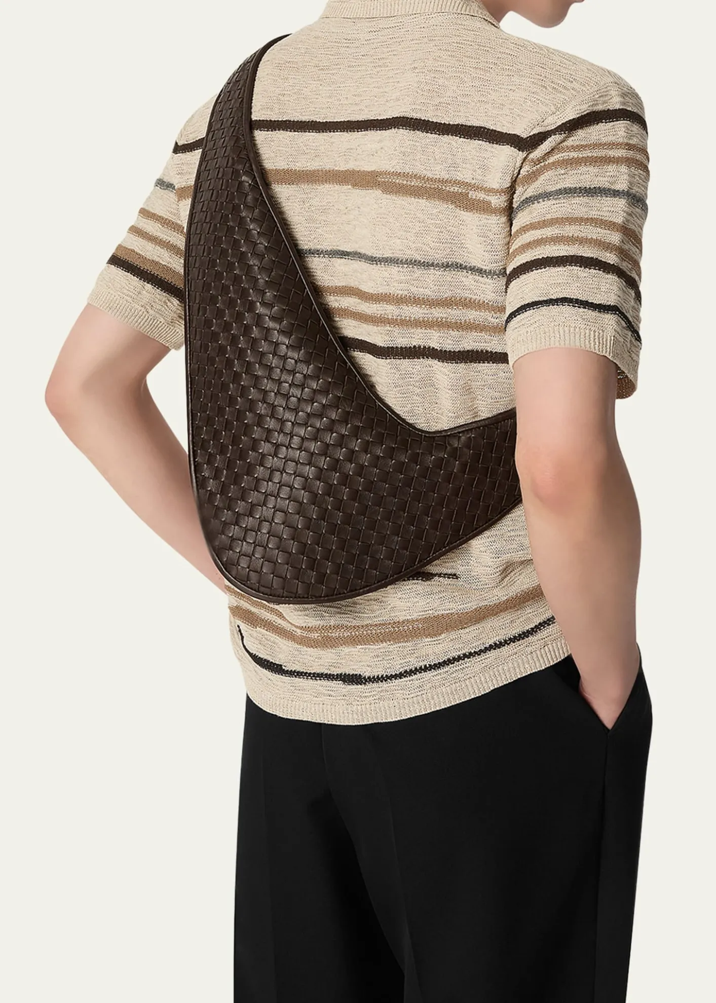 Bottega VenetaMen's Moto Shoulder Bag