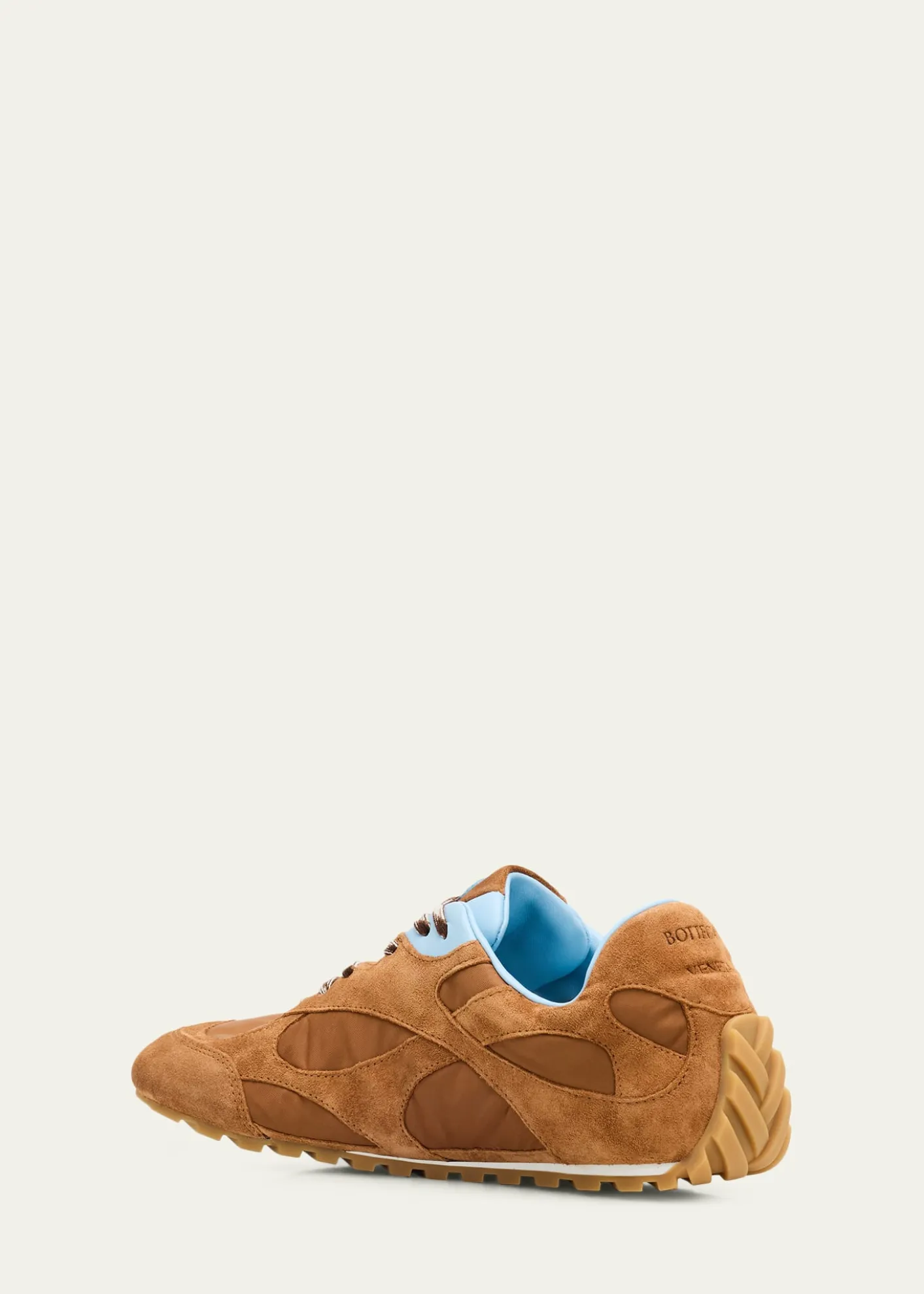 Bottega VenetaMen's Orbit Flash Nylon and Suede Low-Top Sneakers
