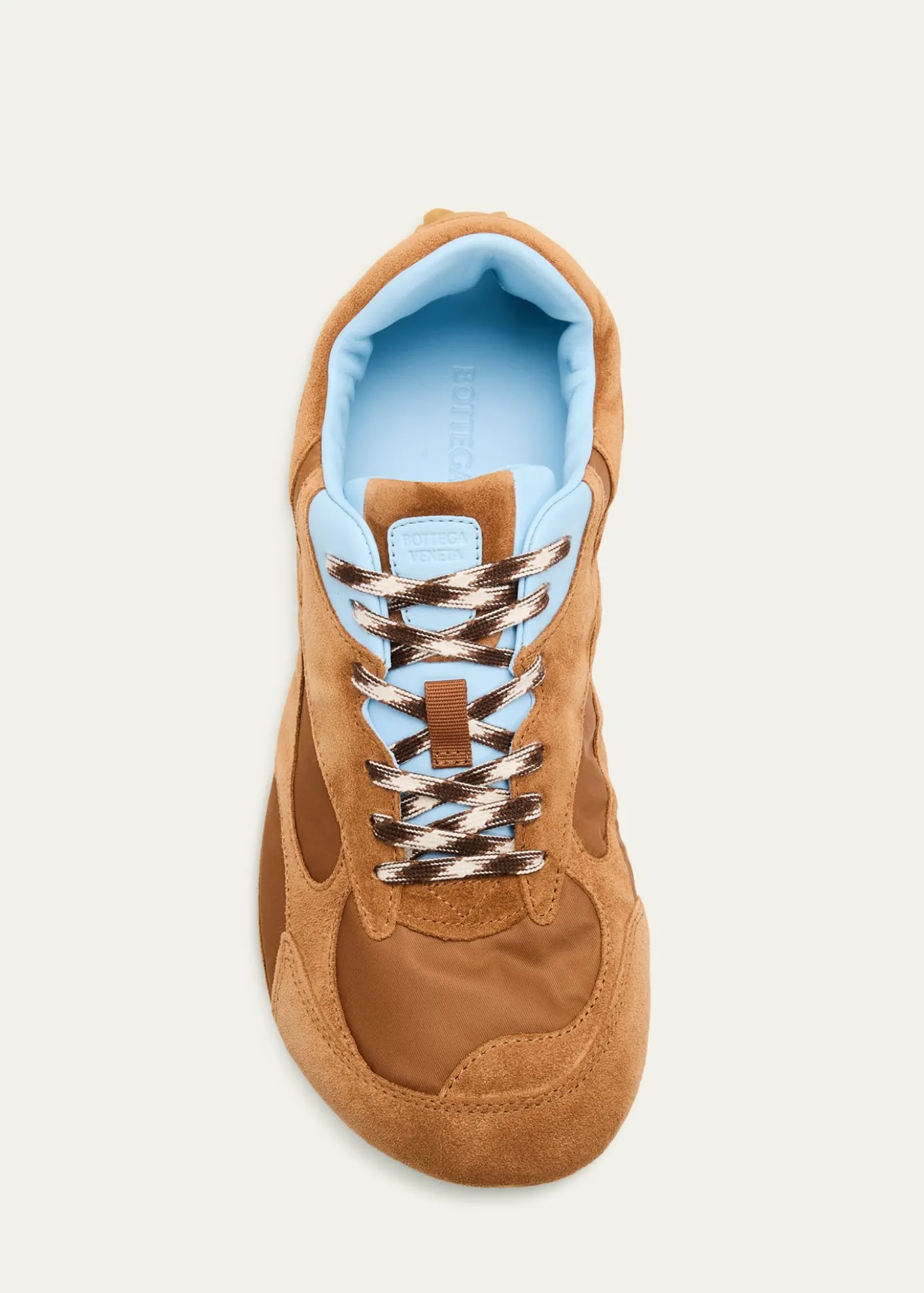 Bottega VenetaMen's Orbit Flash Nylon and Suede Low-Top Sneakers