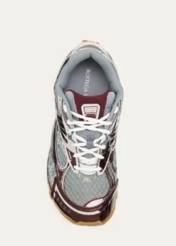 Bottega VenetaMen's Orbit Technical Fishnet Sneakers