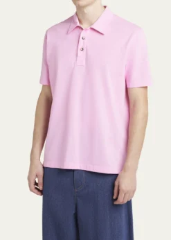 Bottega VenetaMen's Pique Classic Polo Shirt