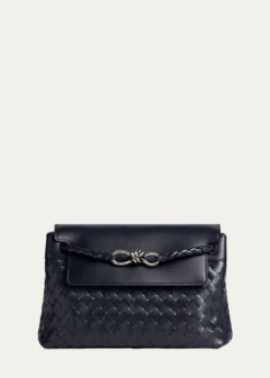 Bottega VenetaMen's Small Andiamo Leather Messenger Bag