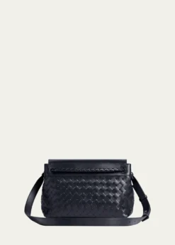 Bottega VenetaMen's Small Andiamo Leather Messenger Bag