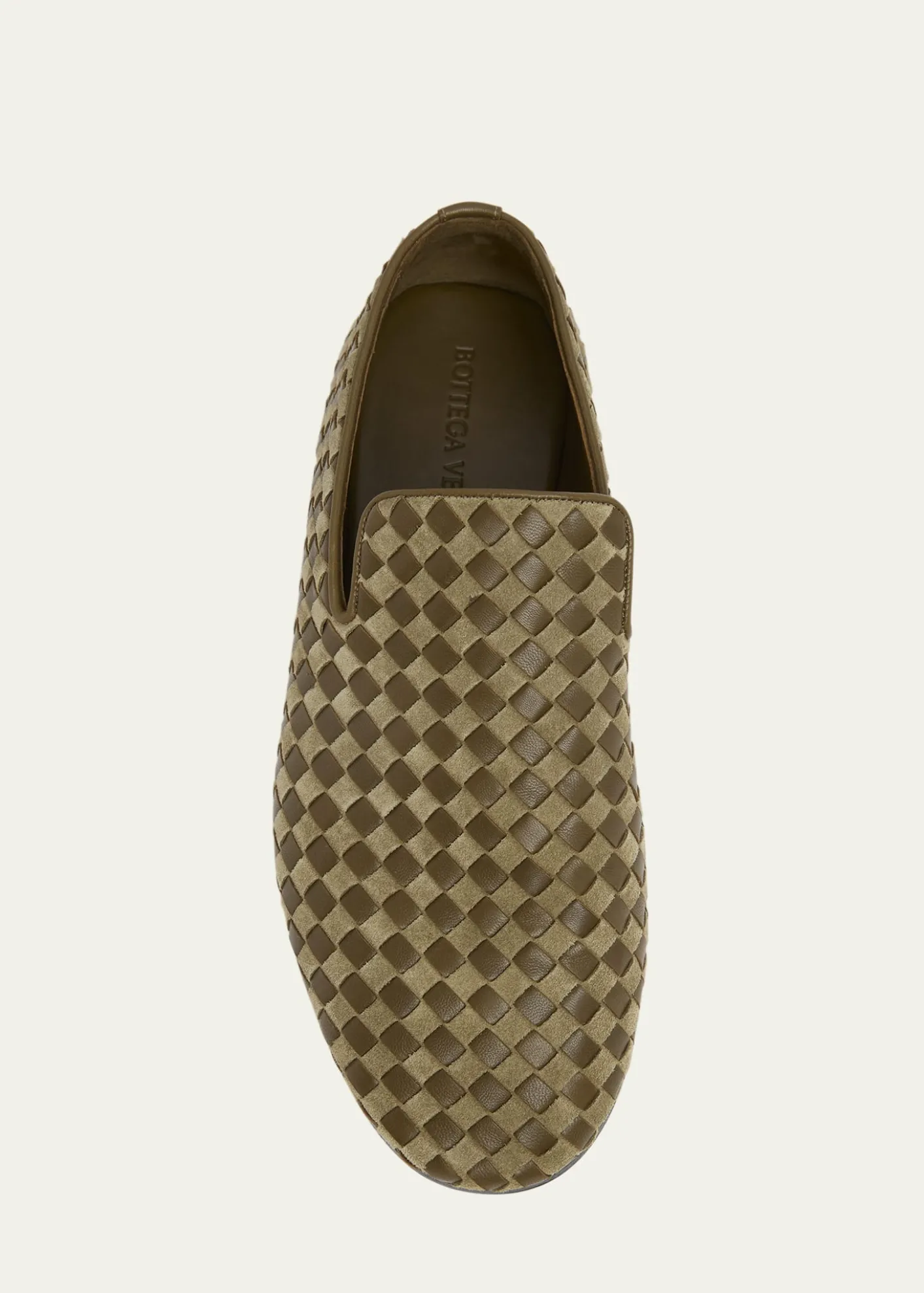 Bottega VenetaMen's Sunday Intrecciato Leather Slippers