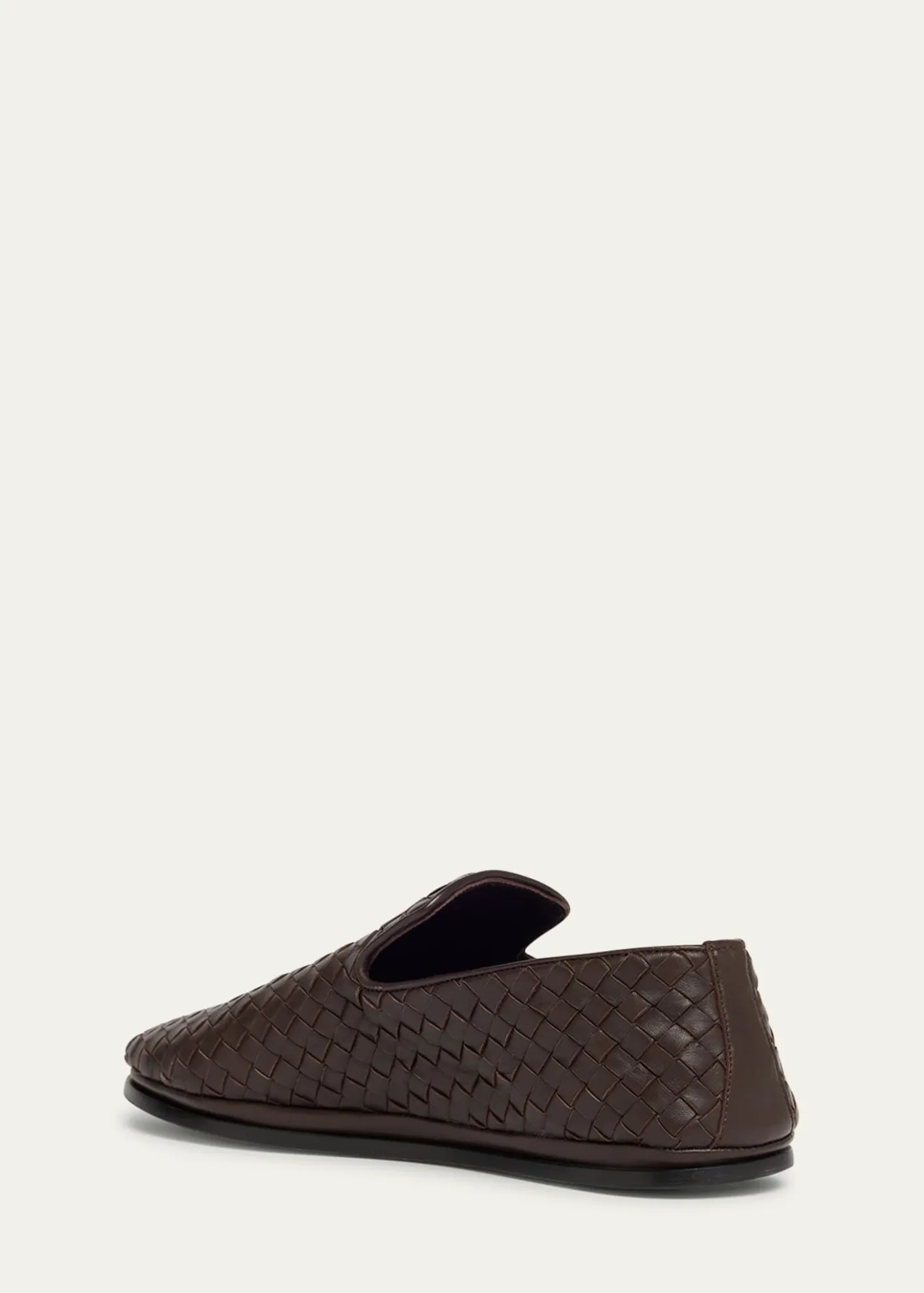 Bottega VenetaMen's Sunday Intrecciato Leather Slippers