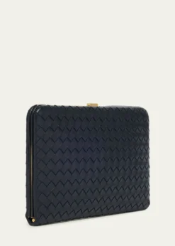 Bottega VenetaMezzanotte Leather Clutch Bag