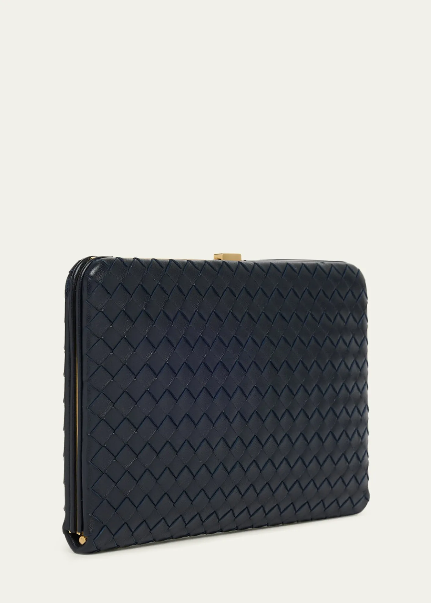 Bottega VenetaMezzanotte Leather Clutch Bag