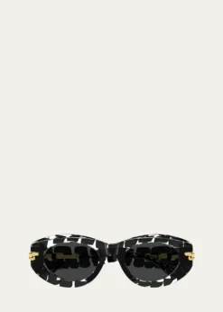 Bottega Veneta56mm Acetate Oval Sunglasses