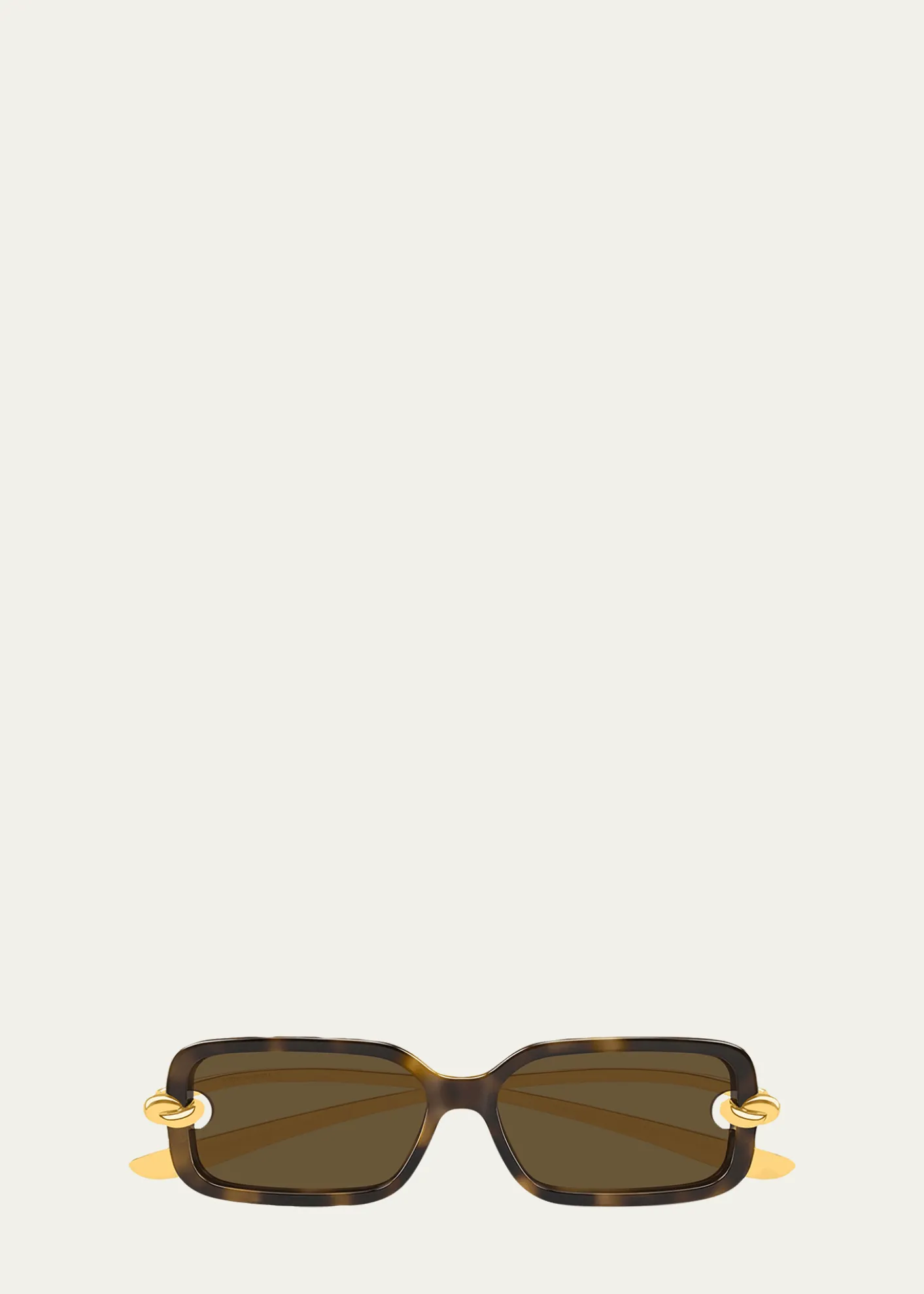 Bottega Veneta56mm Bio-Injected Rectangular Sunglasses
