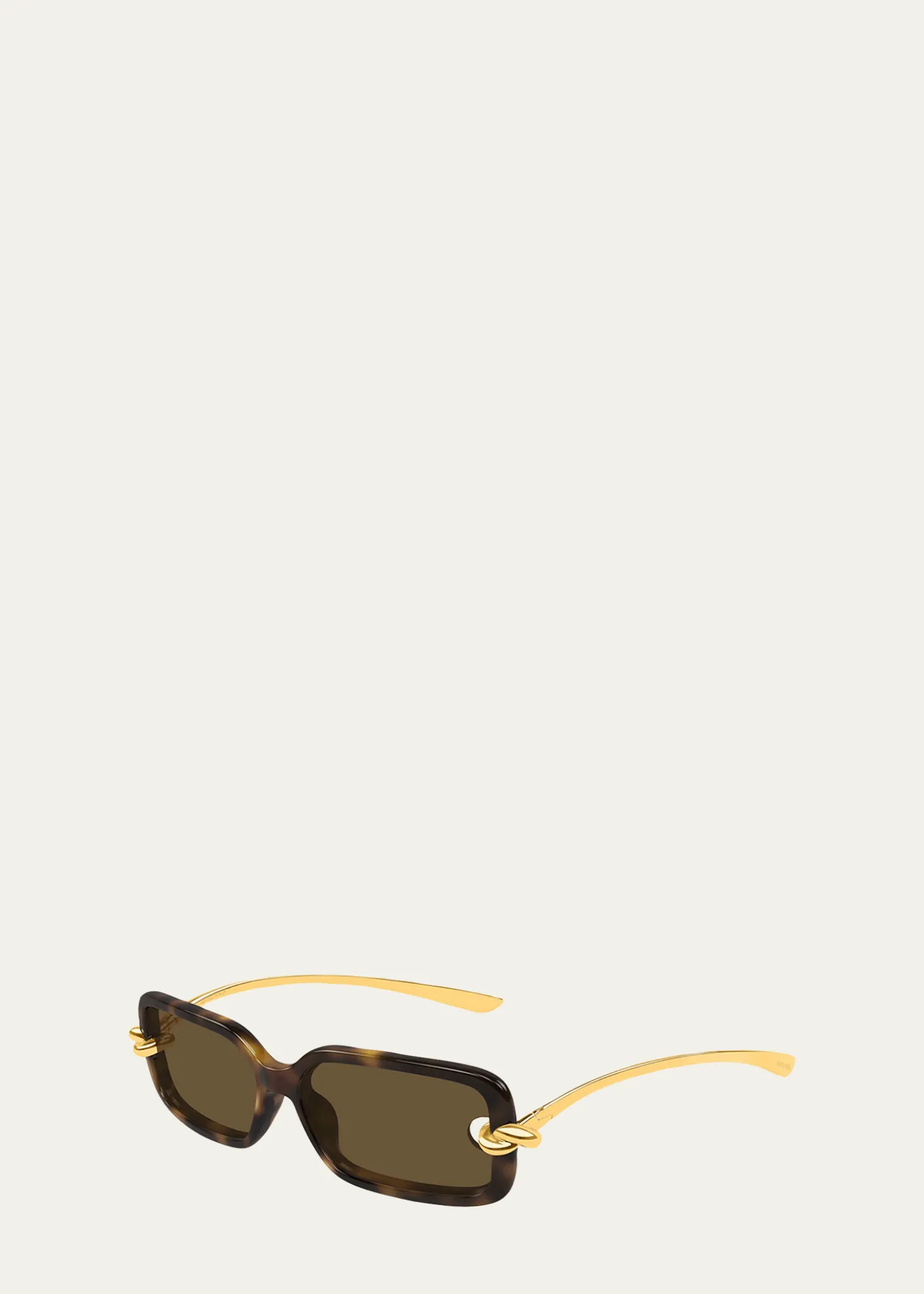 Bottega Veneta56mm Bio-Injected Rectangular Sunglasses