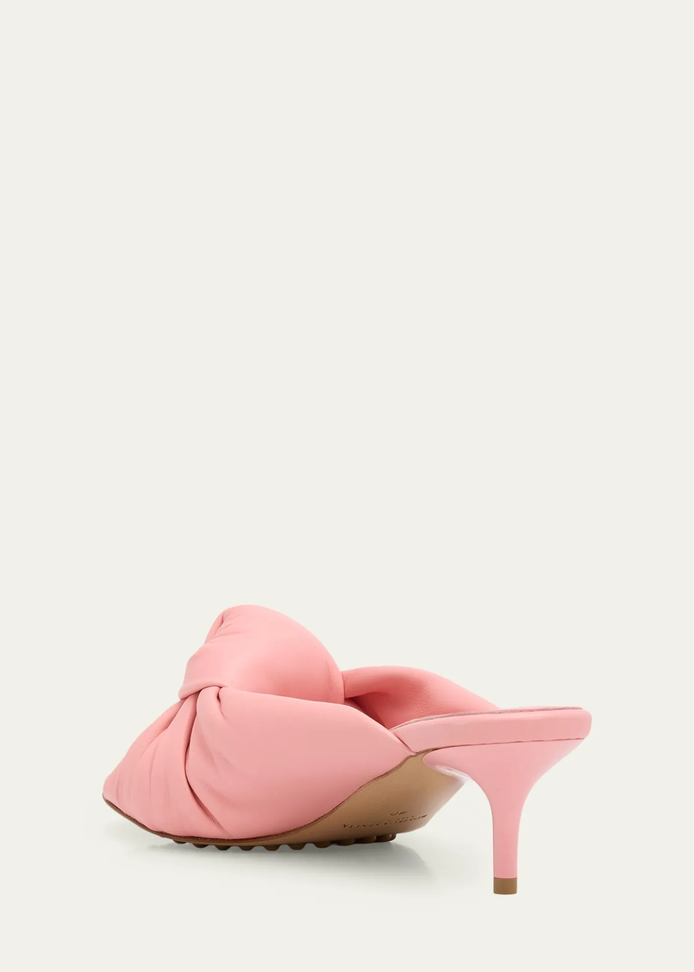 Bottega Veneta35mm Cherry Knotted Leather Mule Sandals