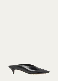 Bottega Veneta40mm Vesta Nappa Leather Mule Pumps