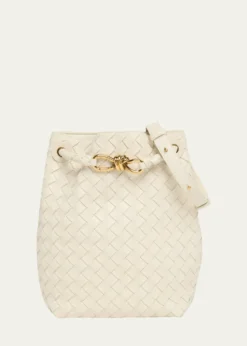 Bottega VenetaNappa Leather Crossbody Bucket Bag