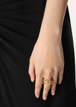 Bottega VenetaOpen Fish Ring