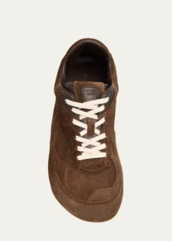 Bottega VenetaOrbit Flash Suede Low-Top Sneakers