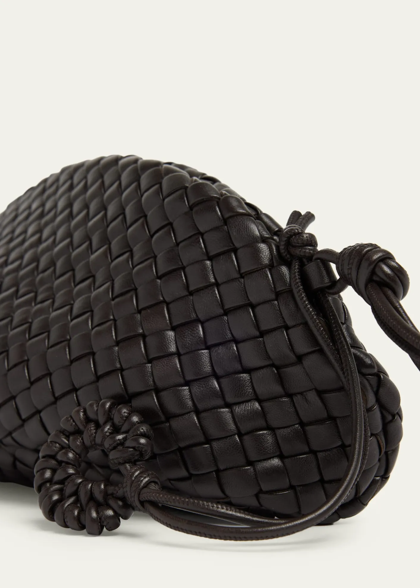 Bottega VenetaPadded Leather Sculptural Clutch Bag