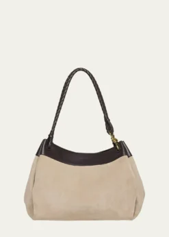 Bottega VenetaParachute Maxi Suede Shoulder Bag