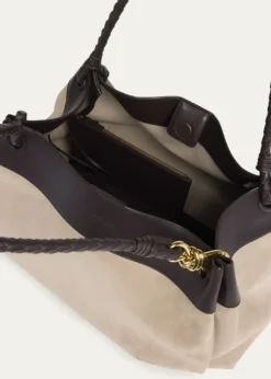 Bottega VenetaParachute Maxi Suede Shoulder Bag