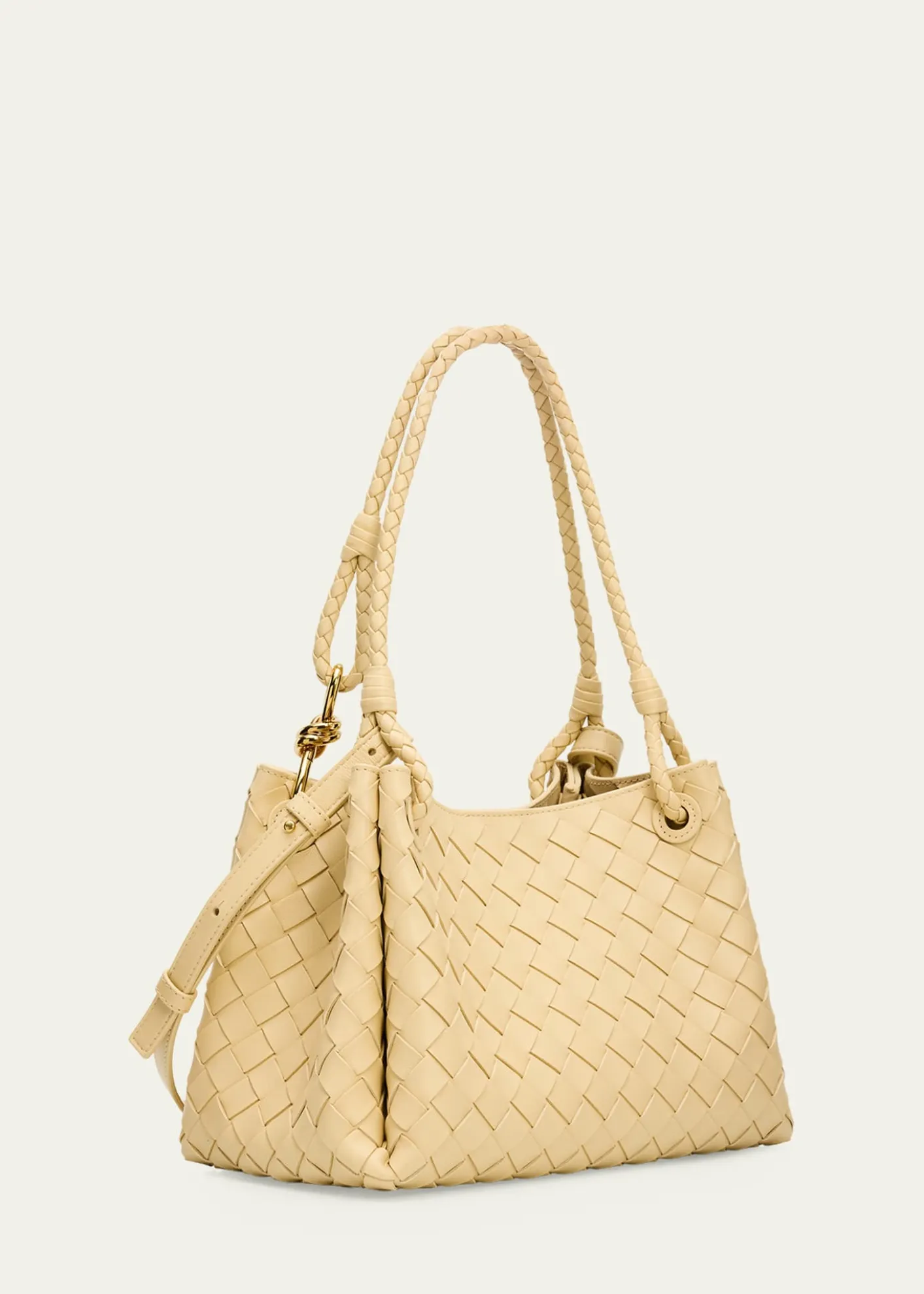 Bottega VenetaParachute Medium Nappa Leather Shoulder Bag