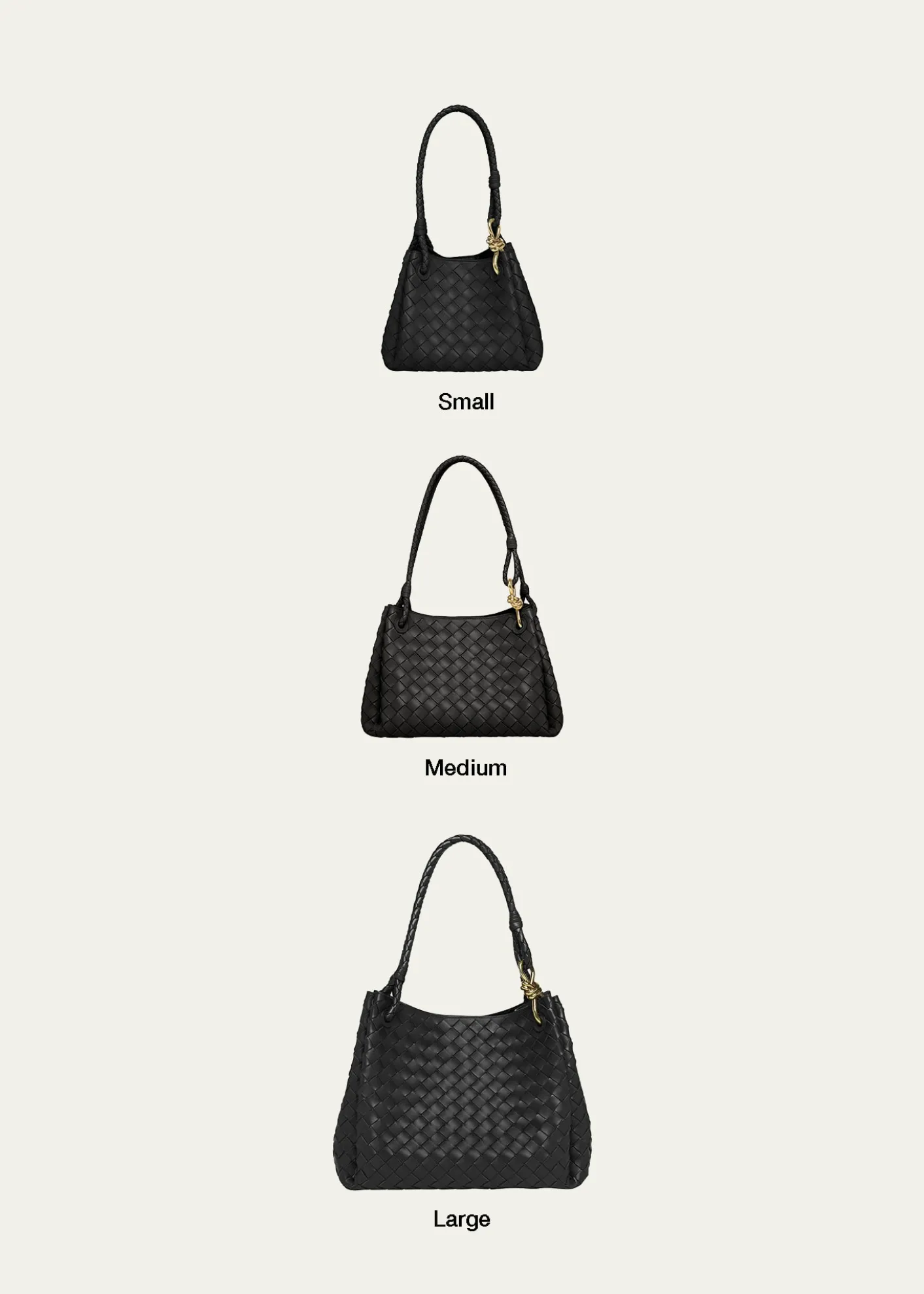 Bottega VenetaParachute Medium Nappa Leather Shoulder Bag