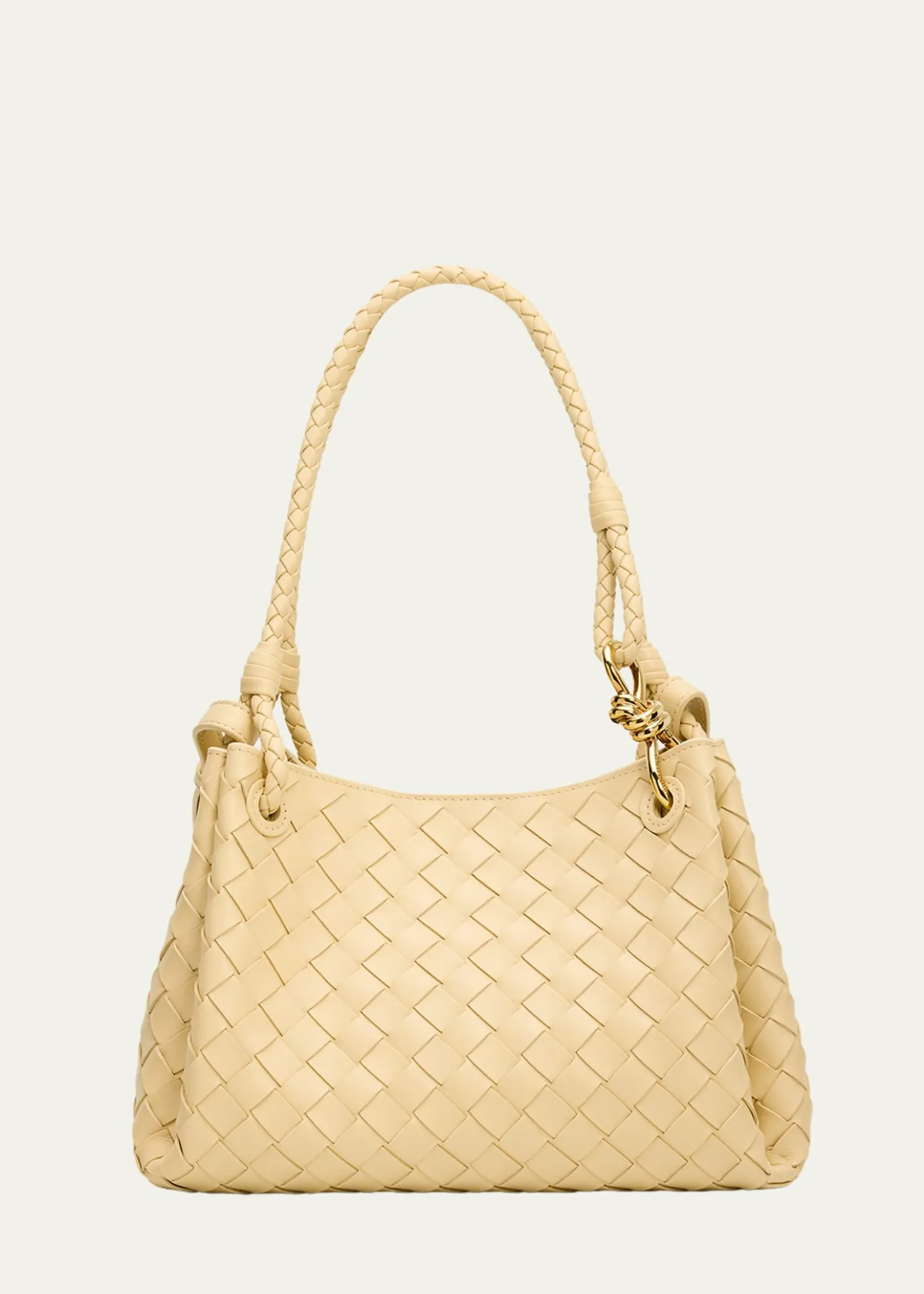 Bottega VenetaParachute Medium Nappa Leather Shoulder Bag