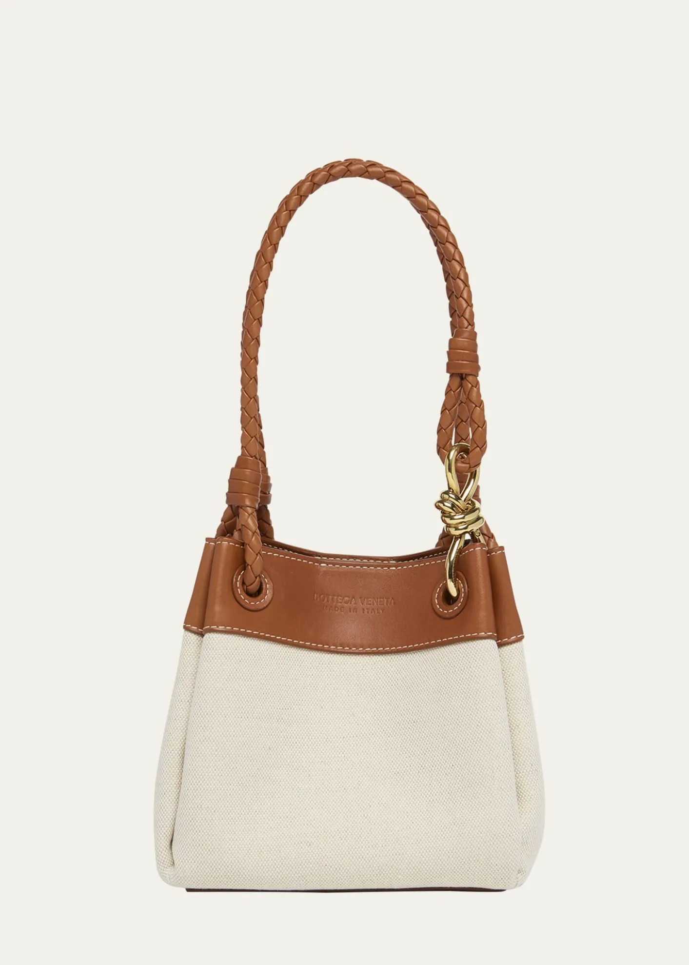 Bottega VenetaParachute Small Canvas Shoulder Bag