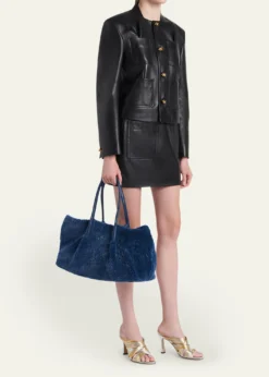 Bottega VenetaPinacoteca Reversible Shearling Tote Bag