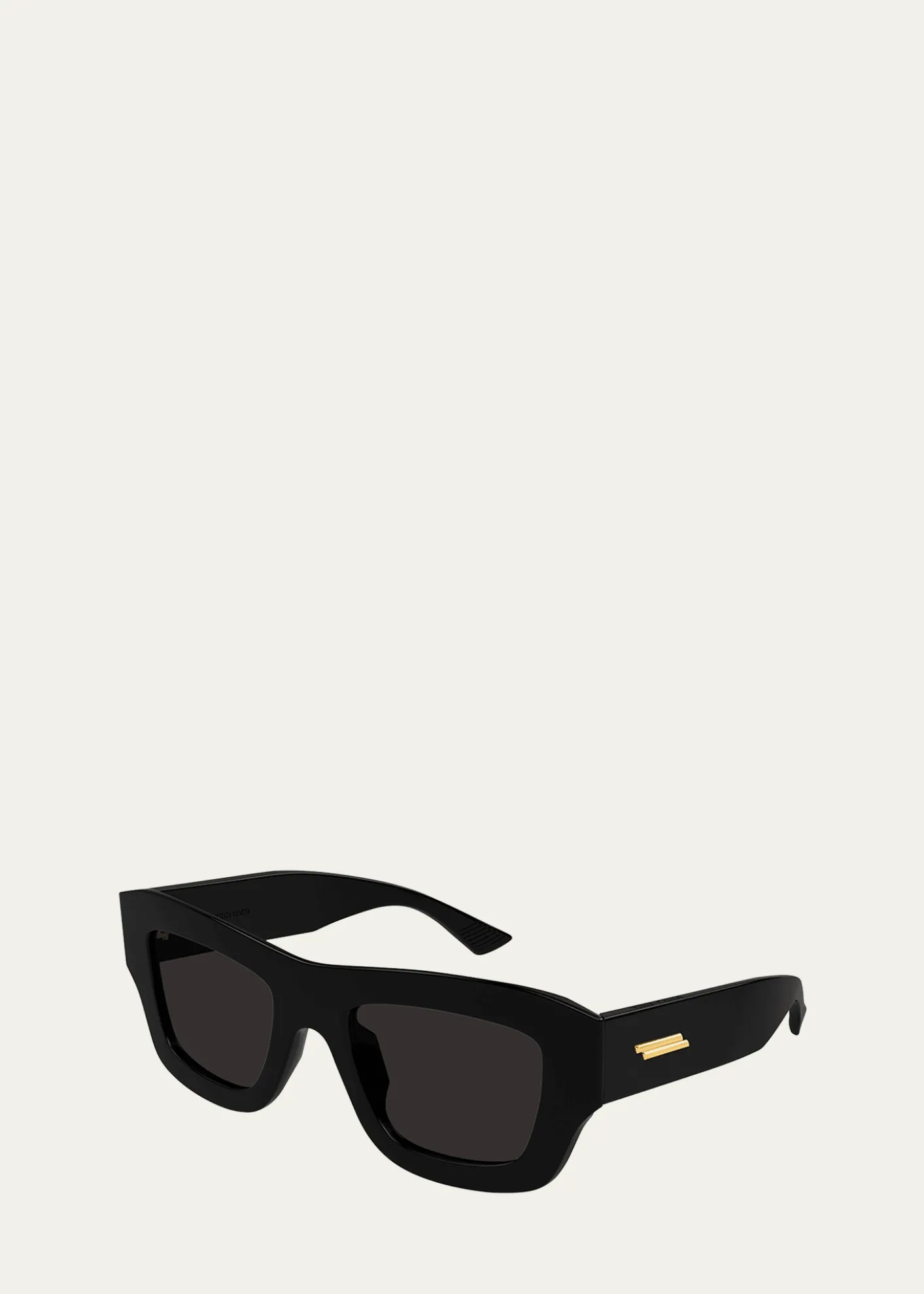 Bottega VenetaRecycled Acetate Rectangle Sunglasses