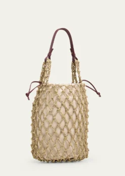 Bottega VenetaSalina Macrame Top Handle Bag
