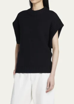Bottega VenetaShort Sleeve Wool Sweater