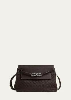 Bottega VenetaSmall Andiamo Intrecciato Leather Messenger Bag