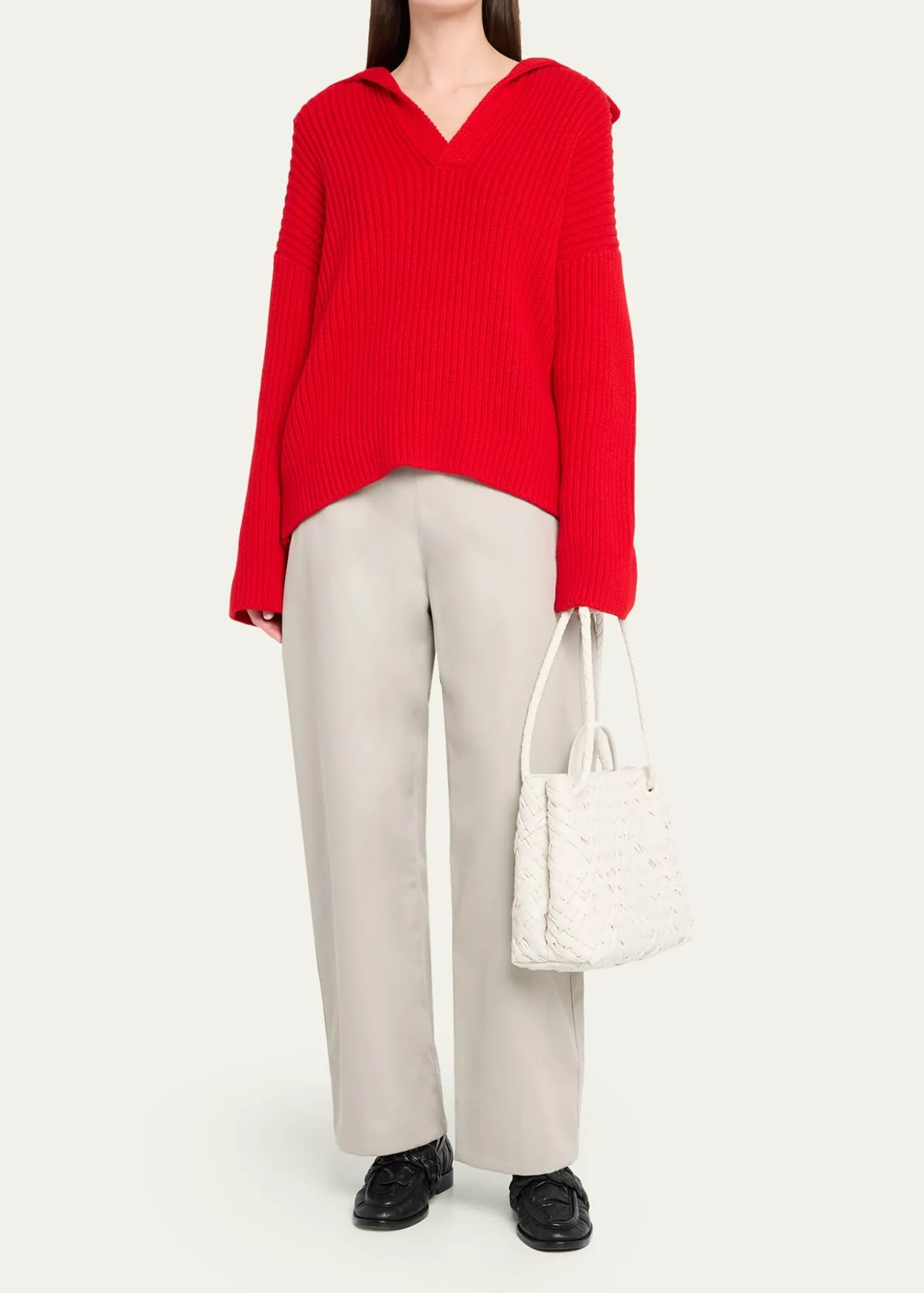 Bottega VenetaSmall Andiamo Intrecciato Leather Top-Handle Bag