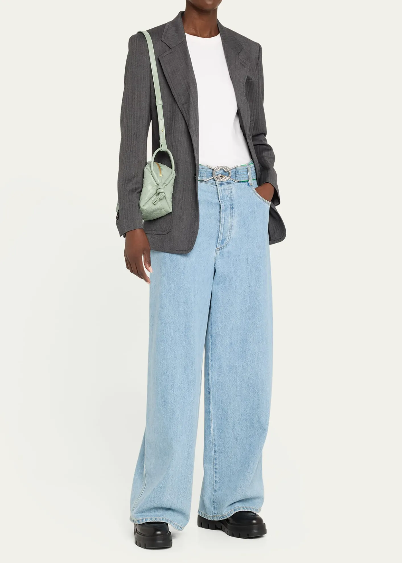 Bottega VenetaSmall Avenue Loop Crossbody Bag