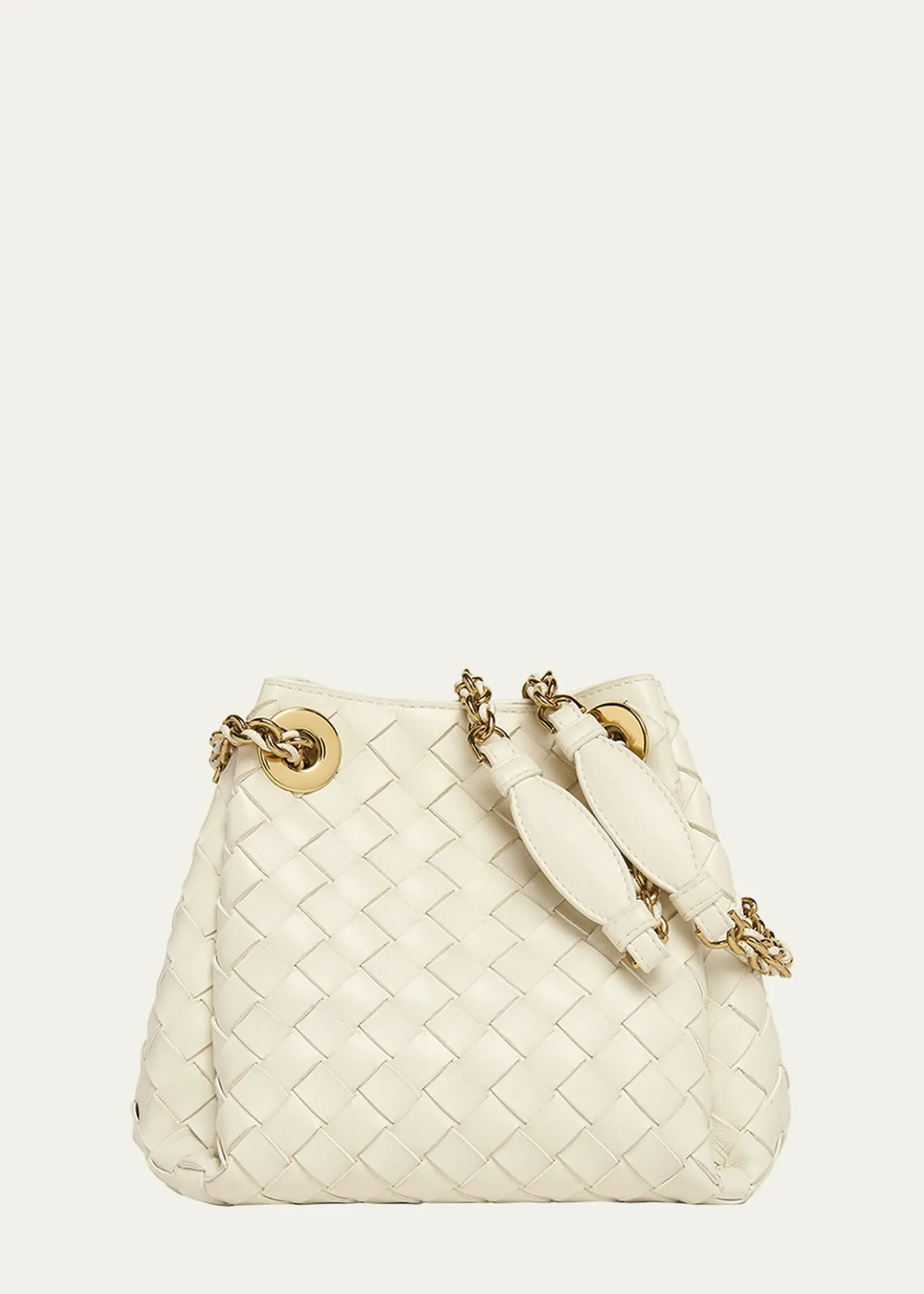 Bottega VenetaSmall Parachute Leather Shoulder Bag